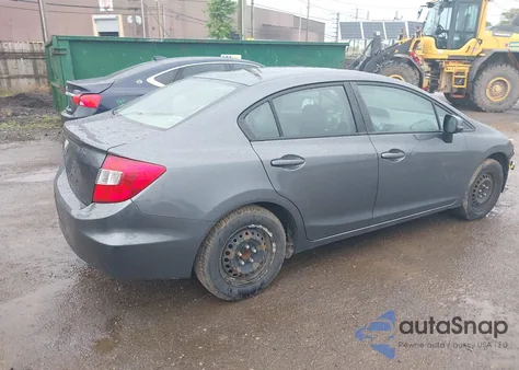 2012 Honda Civic Lx из США, поврежденный, VIN 2HGFB2F53CH300510